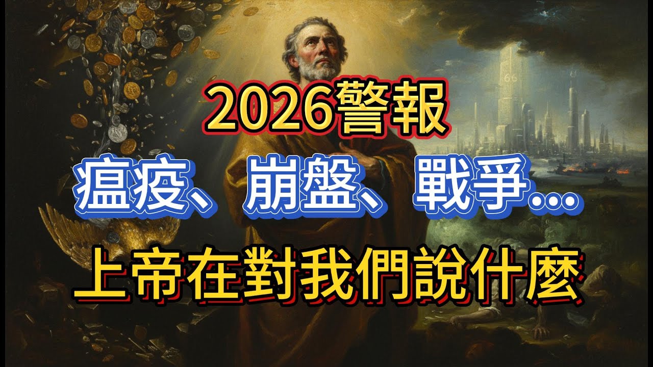 ⚠️2026警報拉響：瘟疫、崩盤、戰爭... 上帝在此時對我們說了什麼？