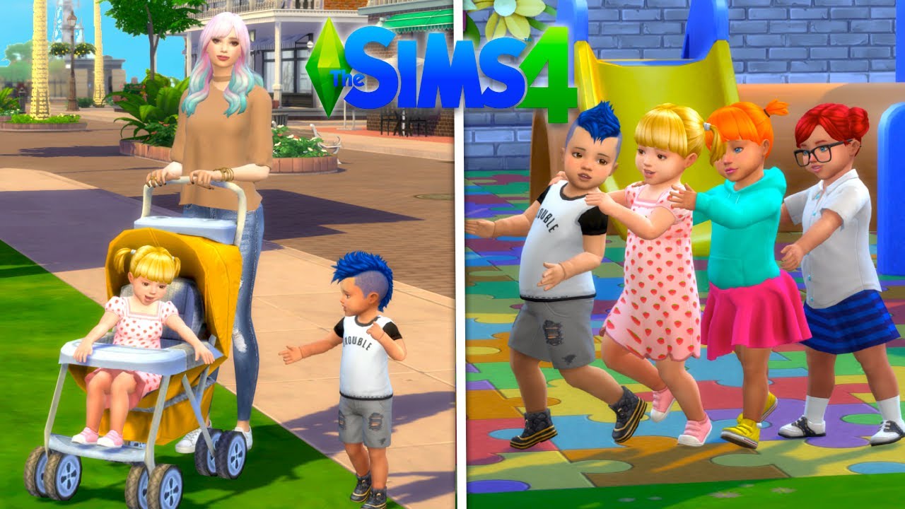 Утренняя рутина мамы в Sims 4 с малышкой Голди — новый детский сад и работа актрисы.