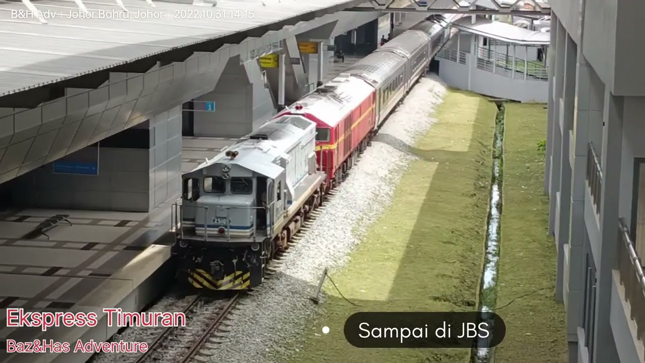Perjalanan ke Selatan, KTMB, Ekspres Rakyat Timuran, Kuala Lipis, Gemas, Ekspres Selatan JBS, Kempas