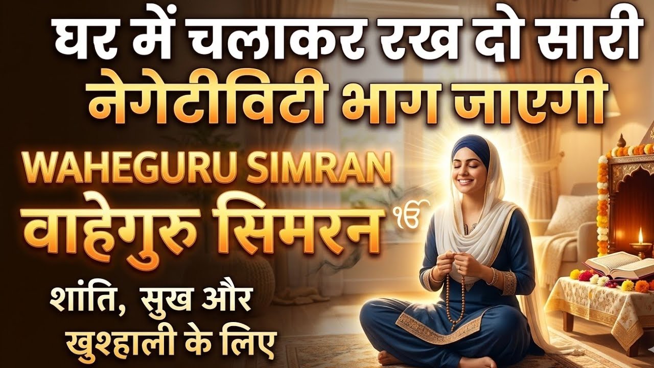 Listen Once Before Sleep 🙏 Waheguru Simran | Remove Stress & Negative Energy@DhanGuruRamdas-b5l 