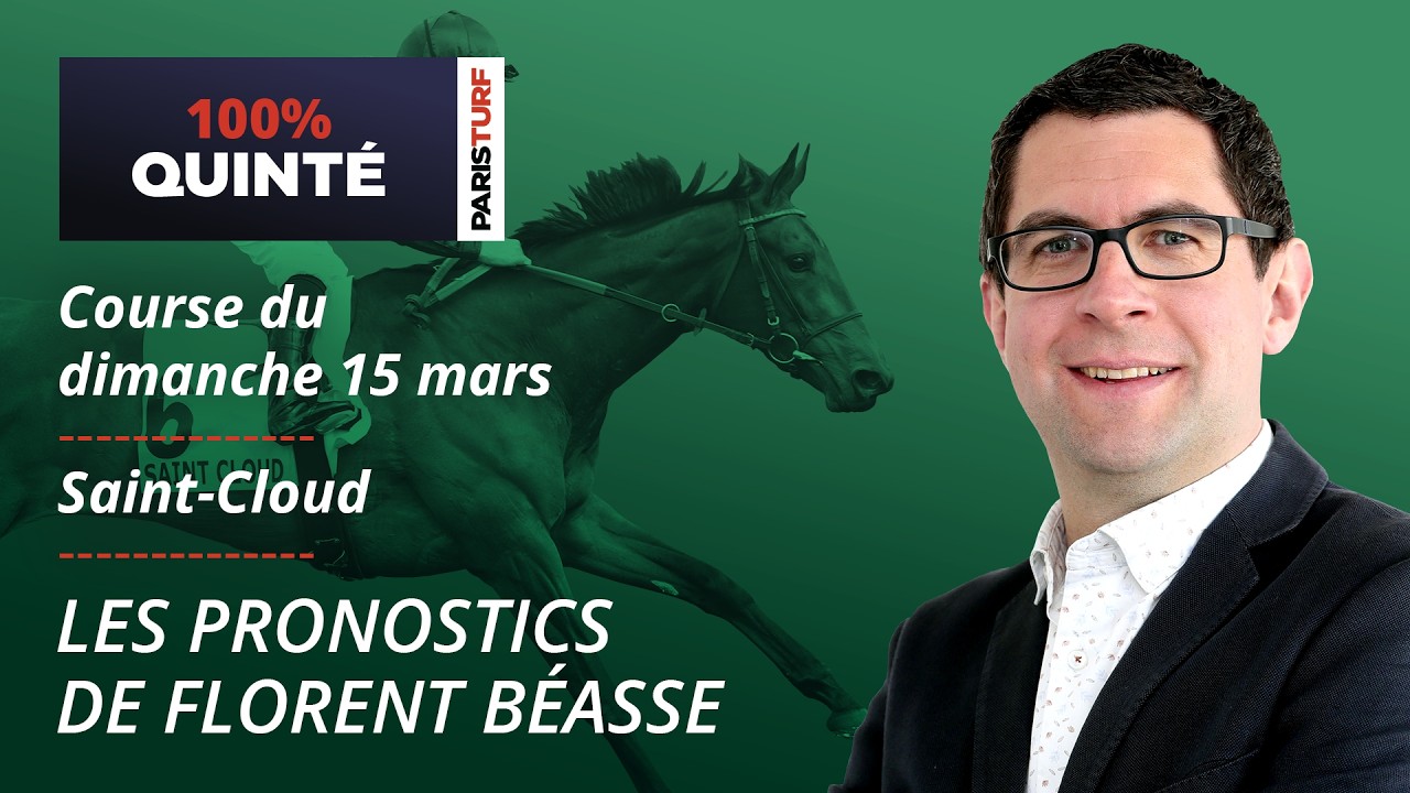 Pronostics Quinté PMU - 100% Quinté du Dimanche 15 mars à Saint-Cloud