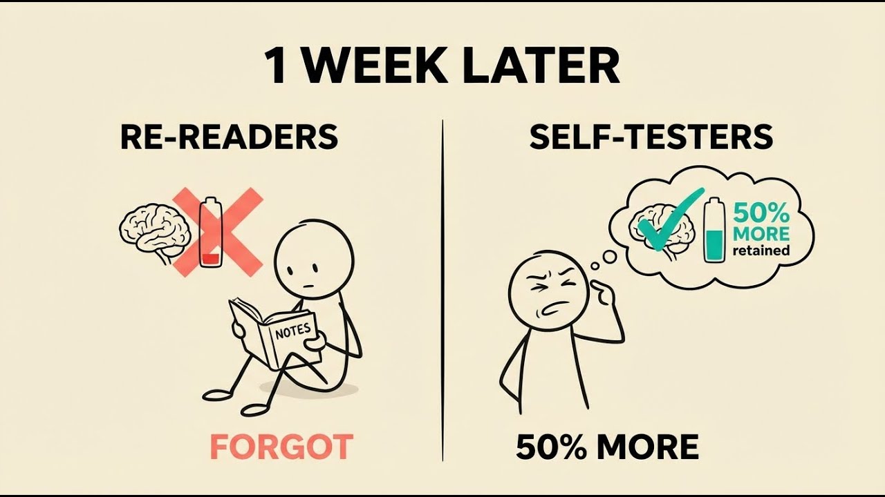 Students Who Test Themselves Remember 50% More (Here's How)