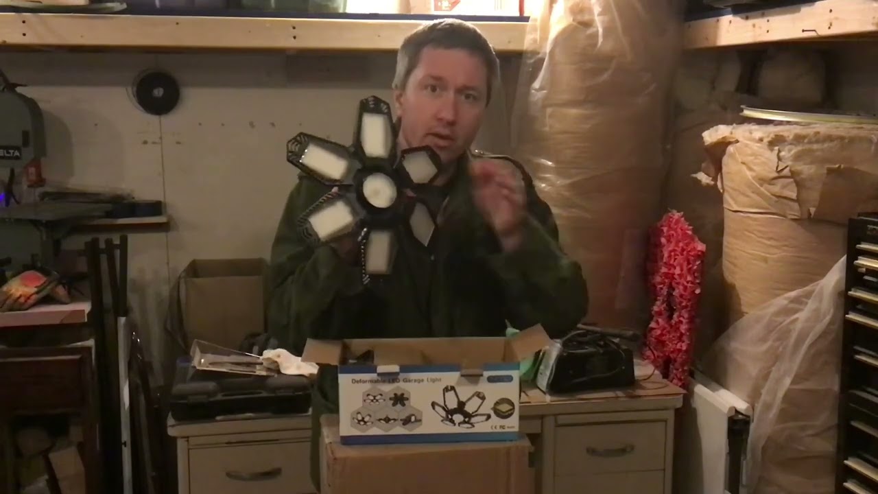 Tan Baby LED Deformable Garage Light Unboxing and Review