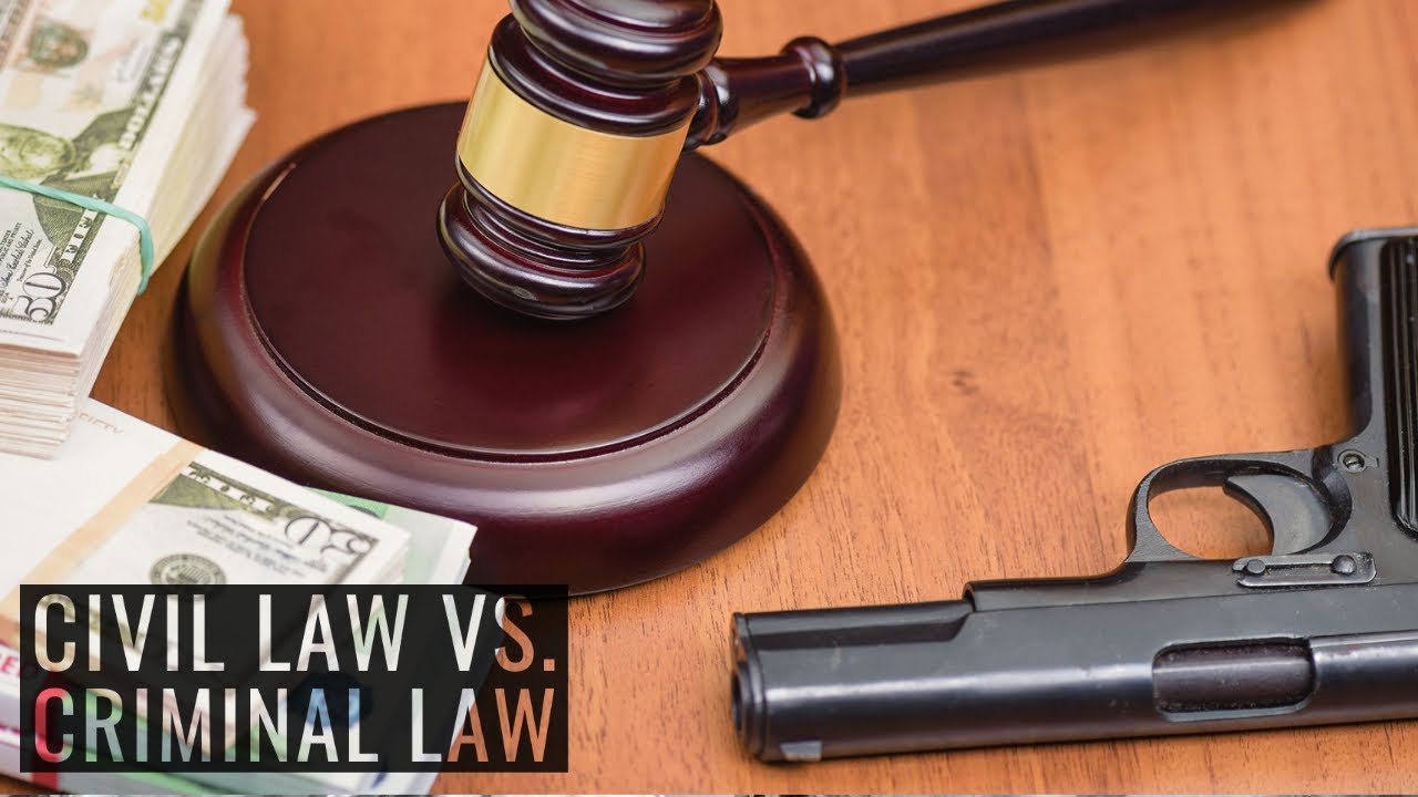 Civil vs Criminal Law: What's the Difference?