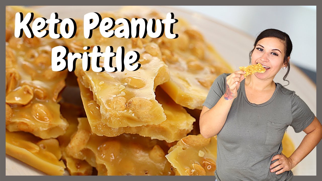 Keto Peanut Brittle | Only 4 Ingredients!