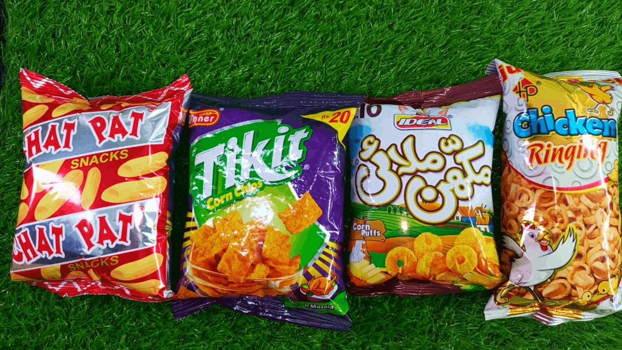 Crispy Crunchy ASMR | some lots of colorful rainbow chips | unpacking potato chips