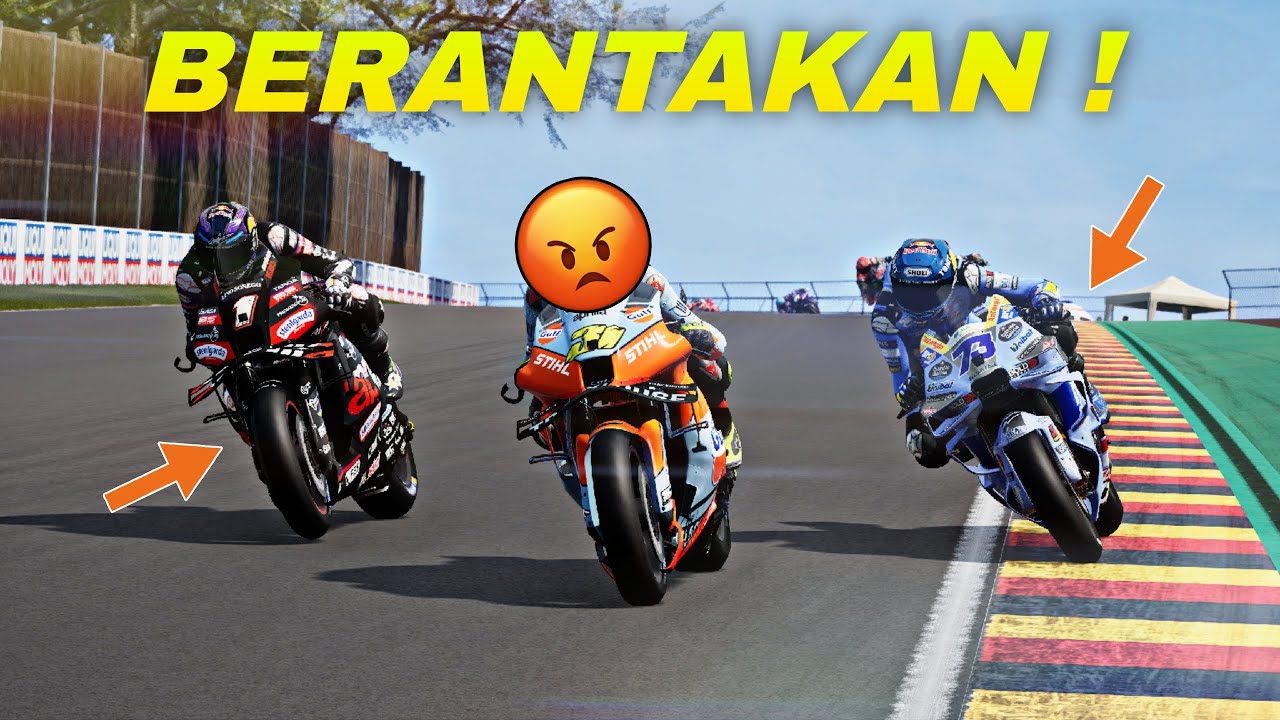Gara-Gara Mereka, Balapan Jadi Berantakan ! - MotoGP25 Career 12