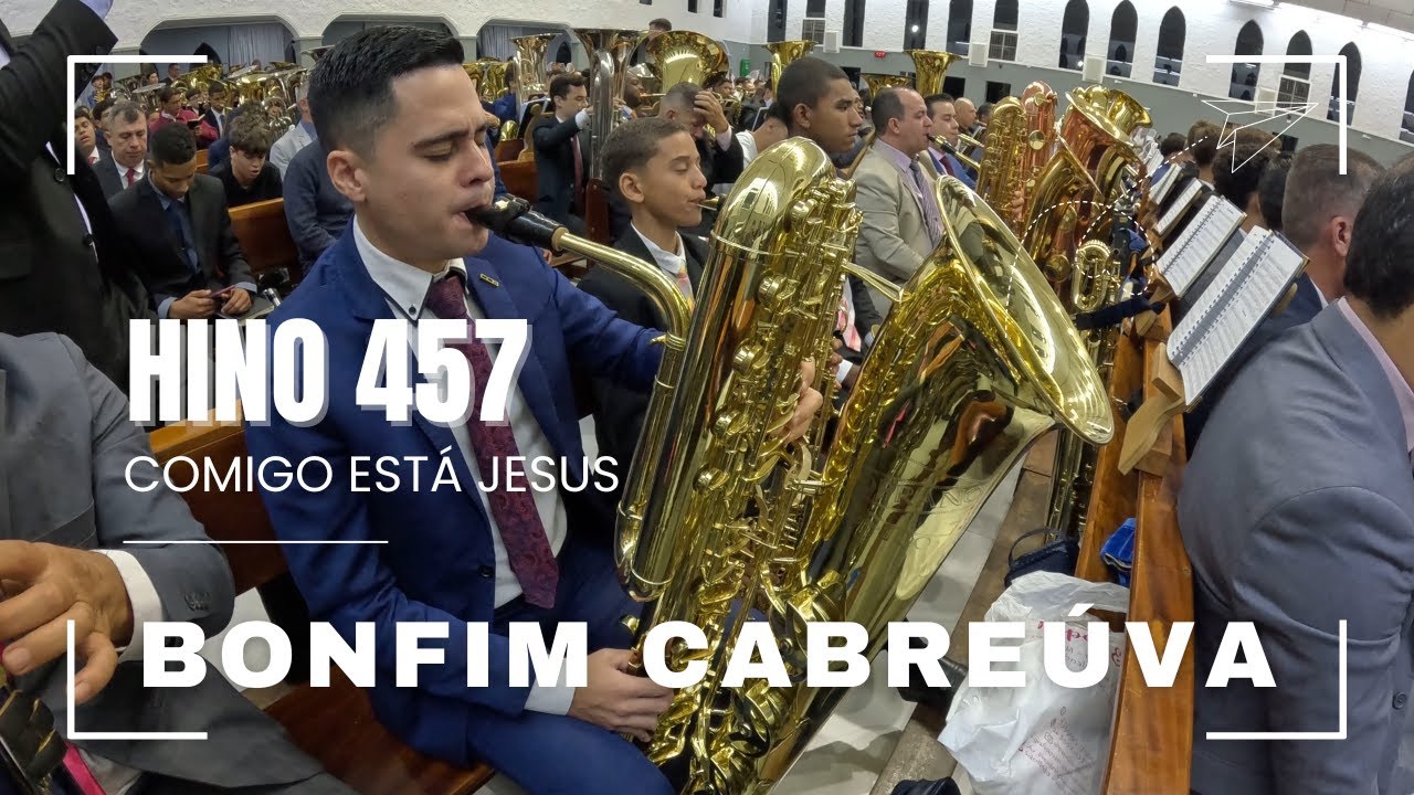 457 Comigo está Jesus! 63 Sax Barítonos no Bonfim de Cabreúva! Ensaio Local 22/06/2025