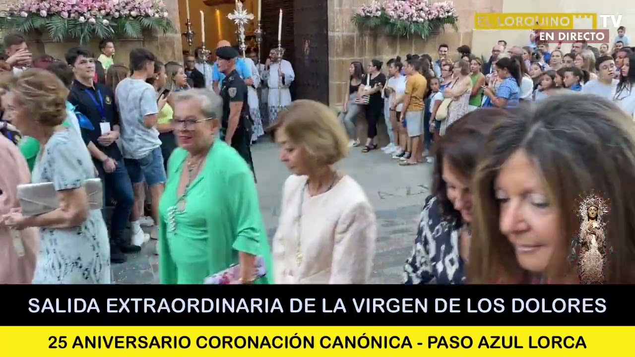 PARTE 1 - Paso Azul 25 aniversario de la coronación canónica de la Virgen de los Dolores.