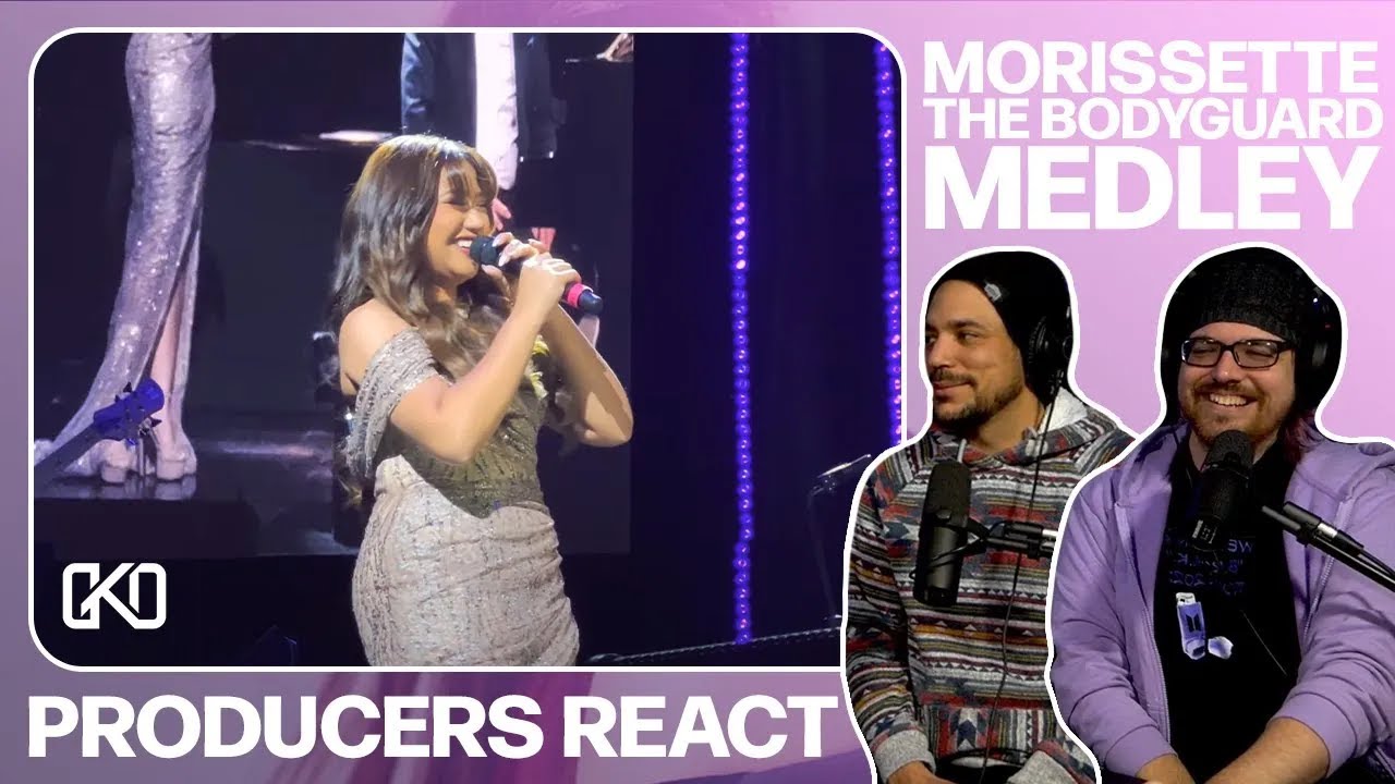PRODUCERS REACT [ARCHIVE] - Morissette Amon David Foster The Bodyguard Medley Reaction