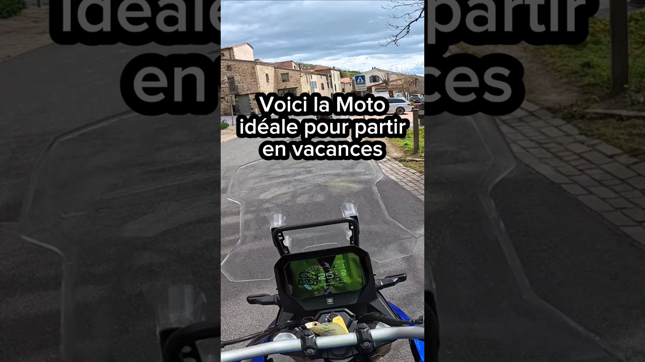 Voici la moto id&eacute;ale pour partir en vacances
