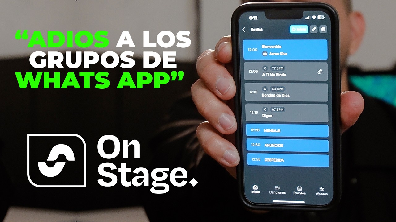 Usa esta APP para planificar tus servicios de iglesia ON STAGE
