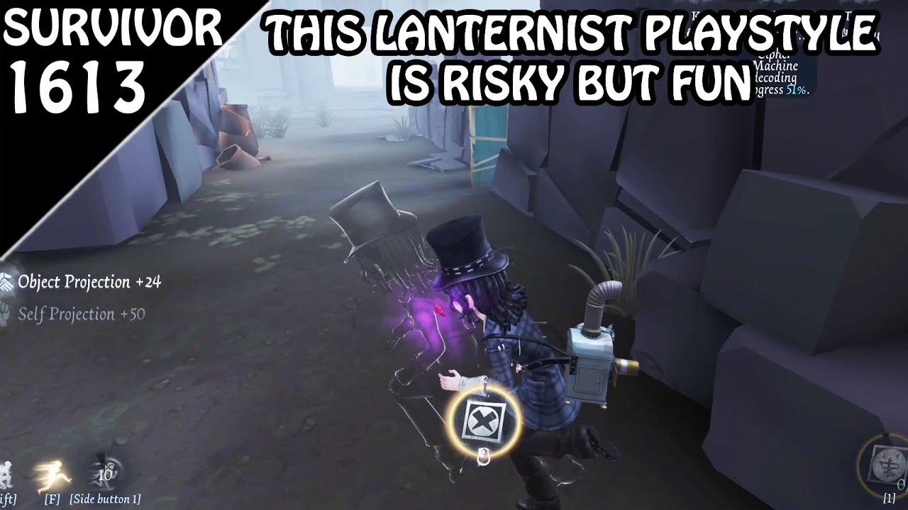 Lanternist Risky Playstyle - Survivor Rank #1613 (Identity v)