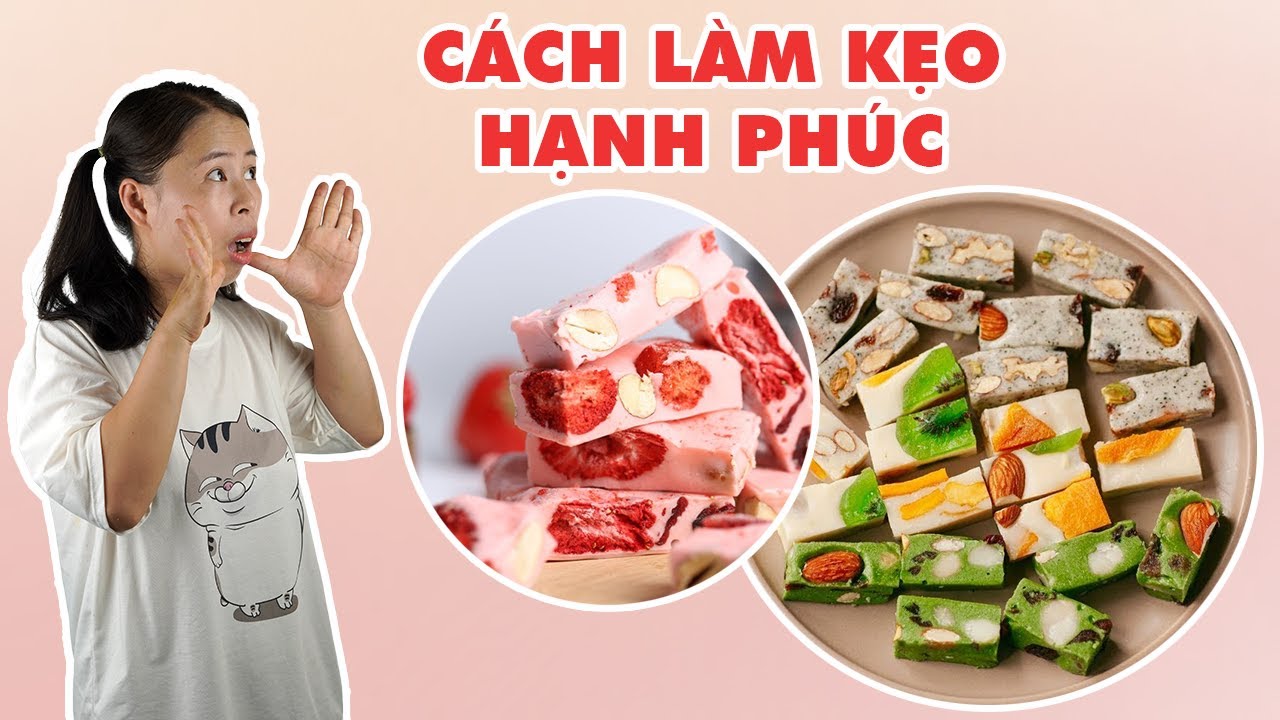Cách Làm Kẹo Hạnh Phúc Ăn Tết Cực Ngon | HÀ COOKING