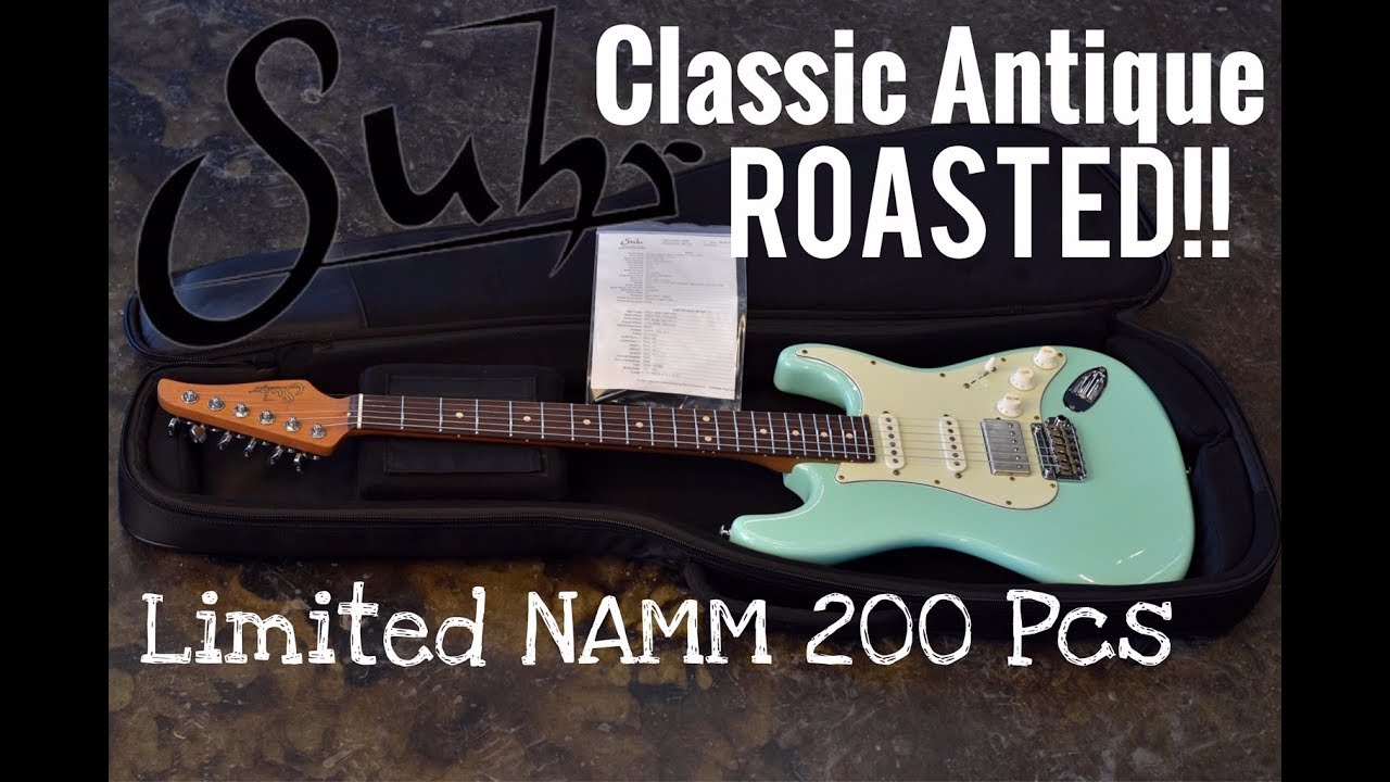 BLUES SOLO - SUHR Classic Antique ROASTED - Surf Green
