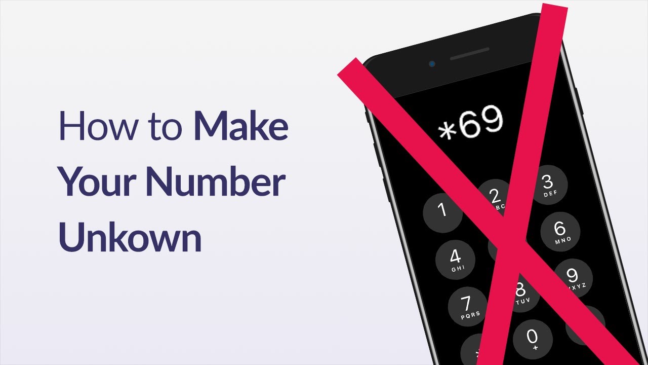 How To Make Your Number Unknown