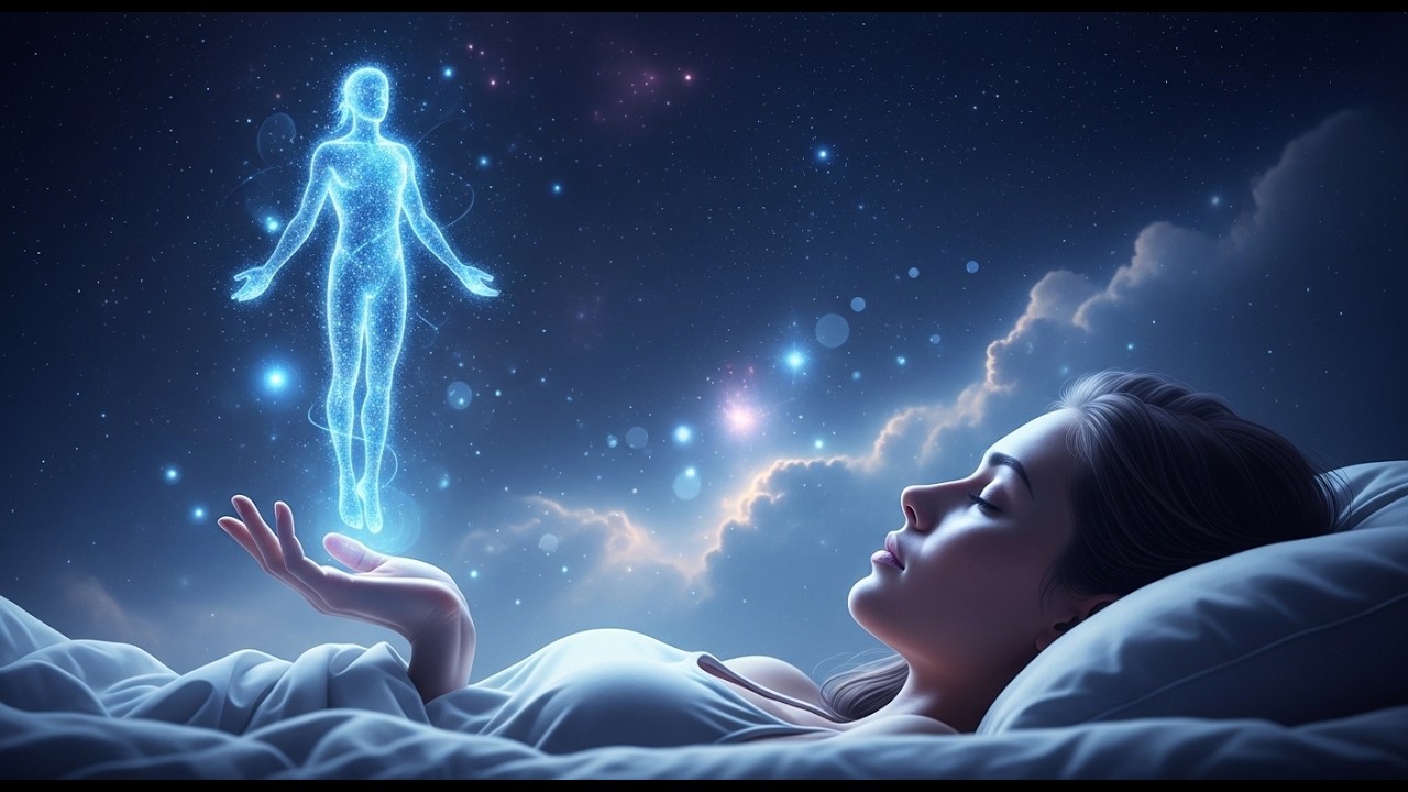 Brain Massage While You Sleep, Melatonin Release, Stop Overthinking, Worry & Stress   528hz #2