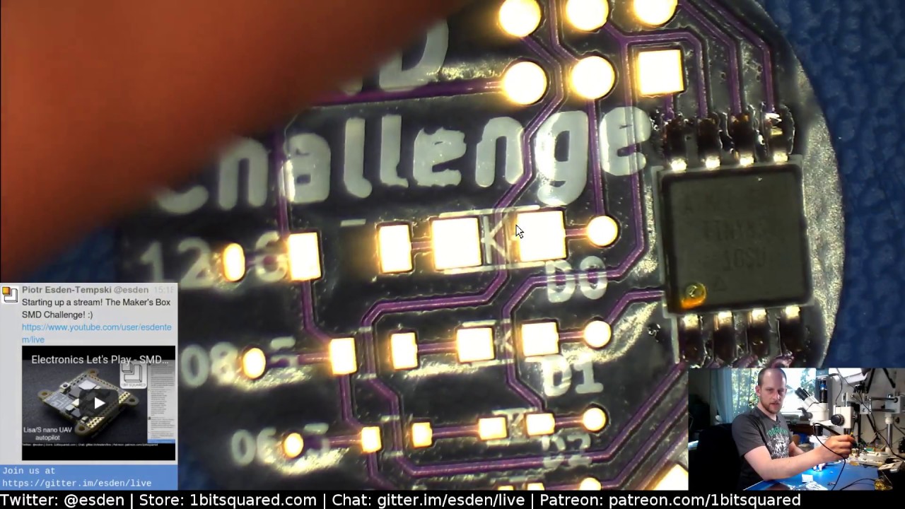 Electronics Let's Play #8 - Maker's Box SMD Challenge & SMD Challenge Misery Edition