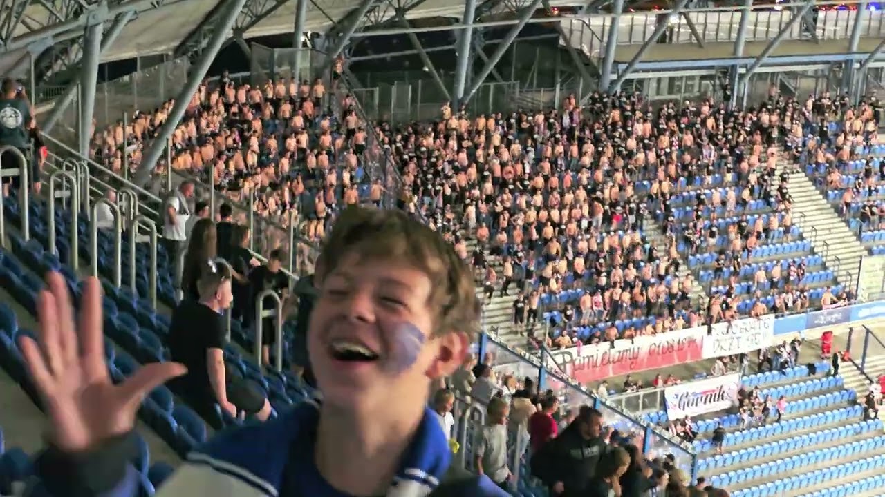 Doping Torcida Górnik po meczu Lech Poznań - Górnik Zabrze.