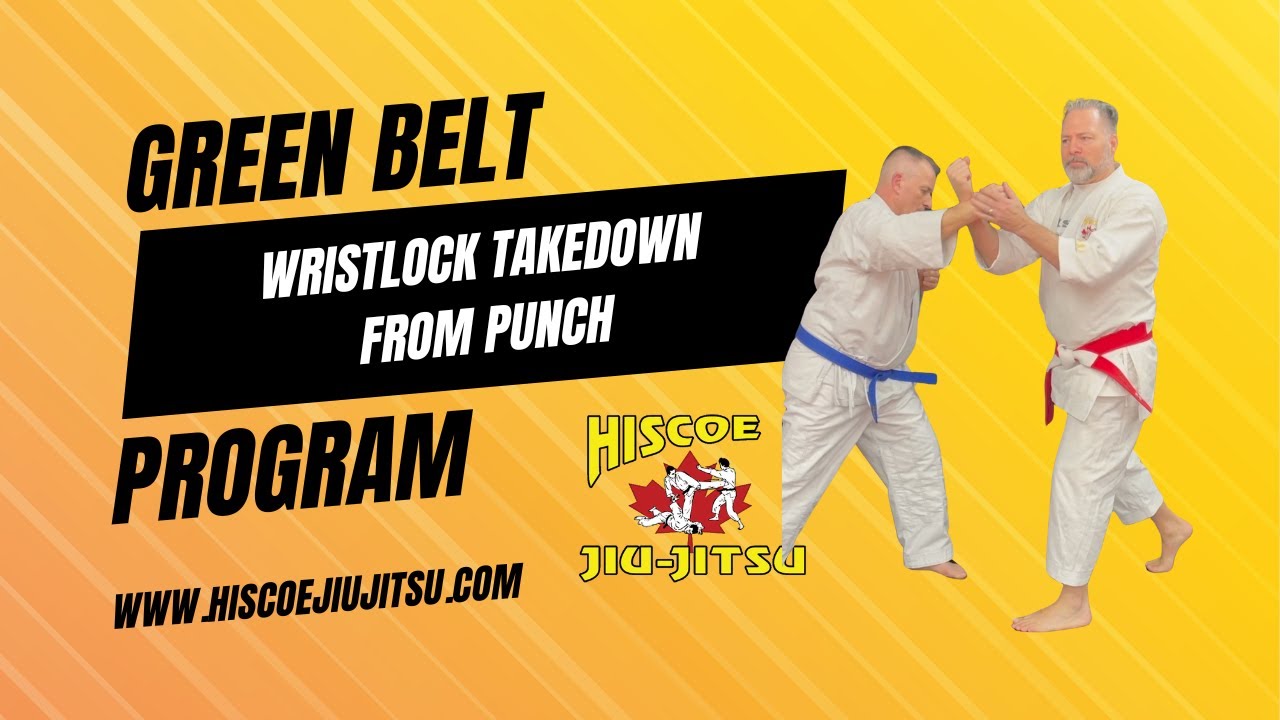 Mastering Can-Ryu Jiu-Jitsu - Wristlock Takedown from Punch - with Soke Steve Hiscoe
