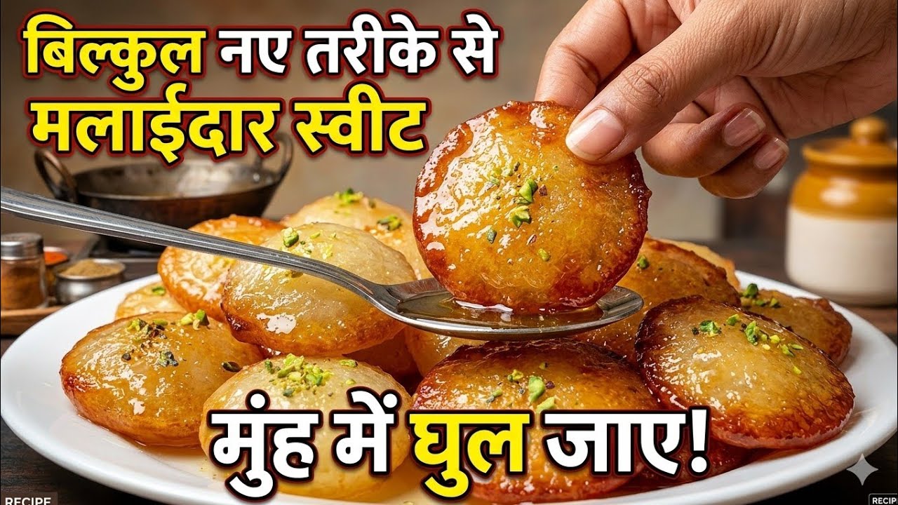 10 मिनट में बनाएं मुँह में घुल जाने वाली मिठाई सुपर टेस्टी और बाहर का खाना भूल जाएं | Sweet Recipe 