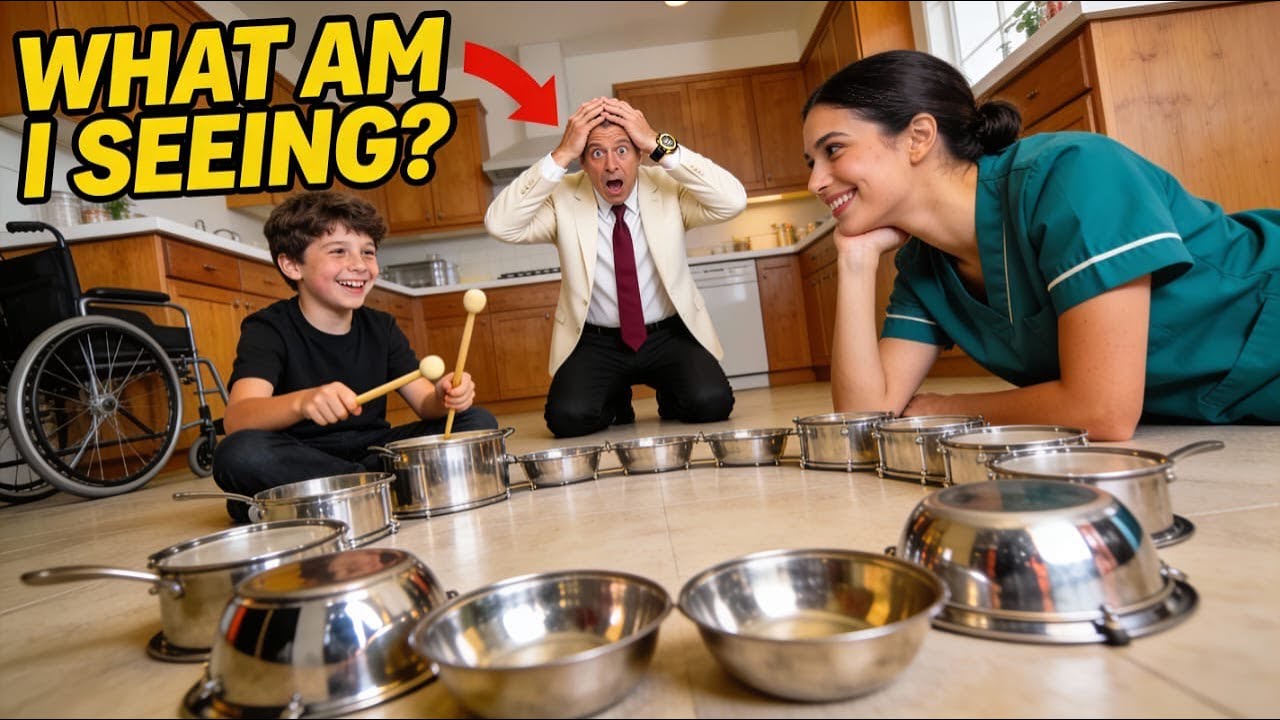 The Billionaire Hid Cameras to ProtectHis Paralyzed Son - Until He Saw What The Maid Did