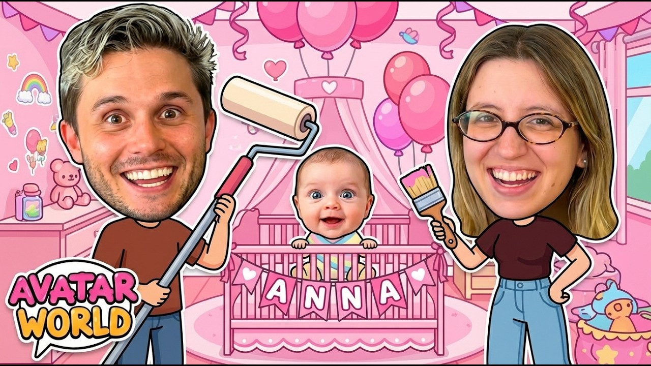 SURPRESA! O QUARTO NOVO DA BEBÊ ANNA FICOU PRONTO! 😍