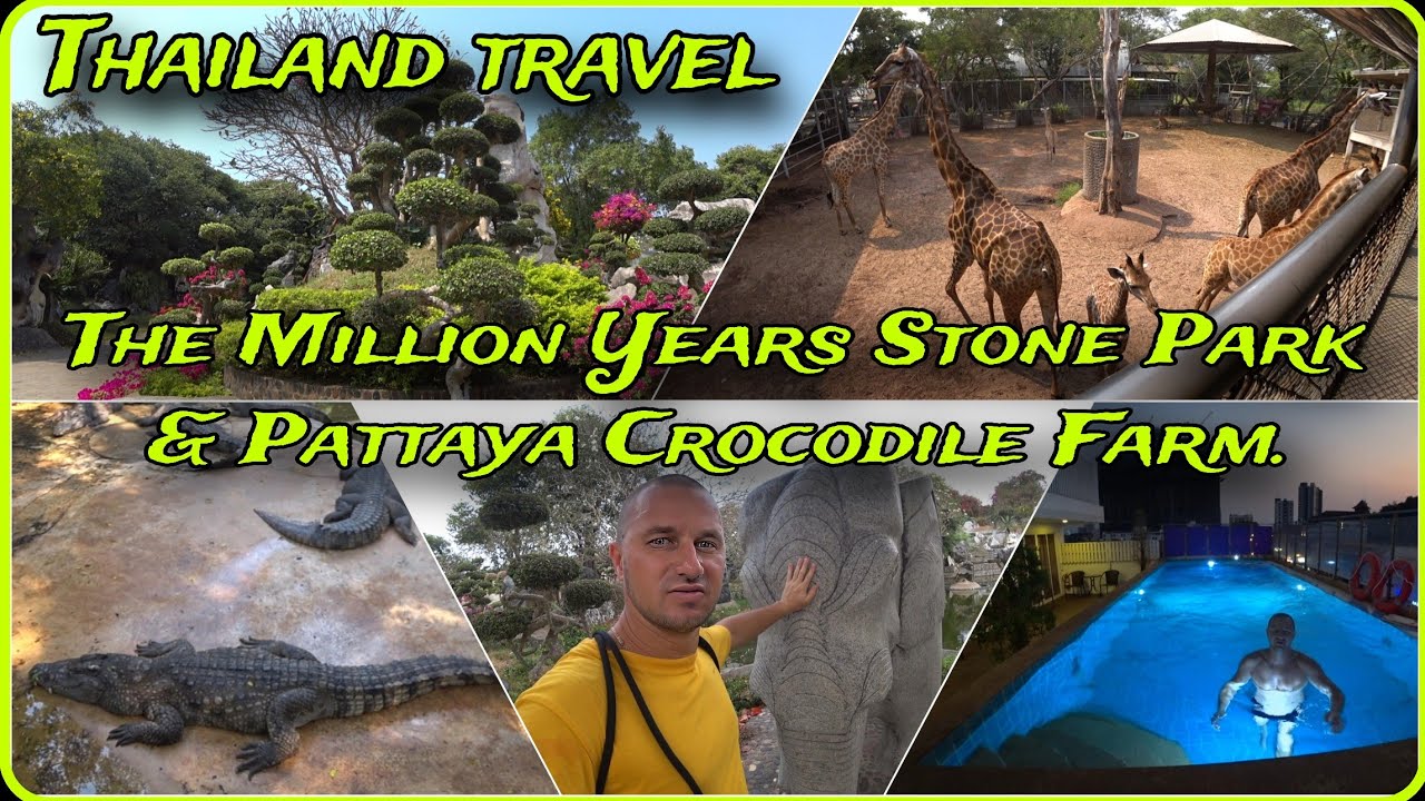 #27 Thailand 🇹🇭 travel. Парк The Million Years Stone Park & Pattaya Crocodile Farm.