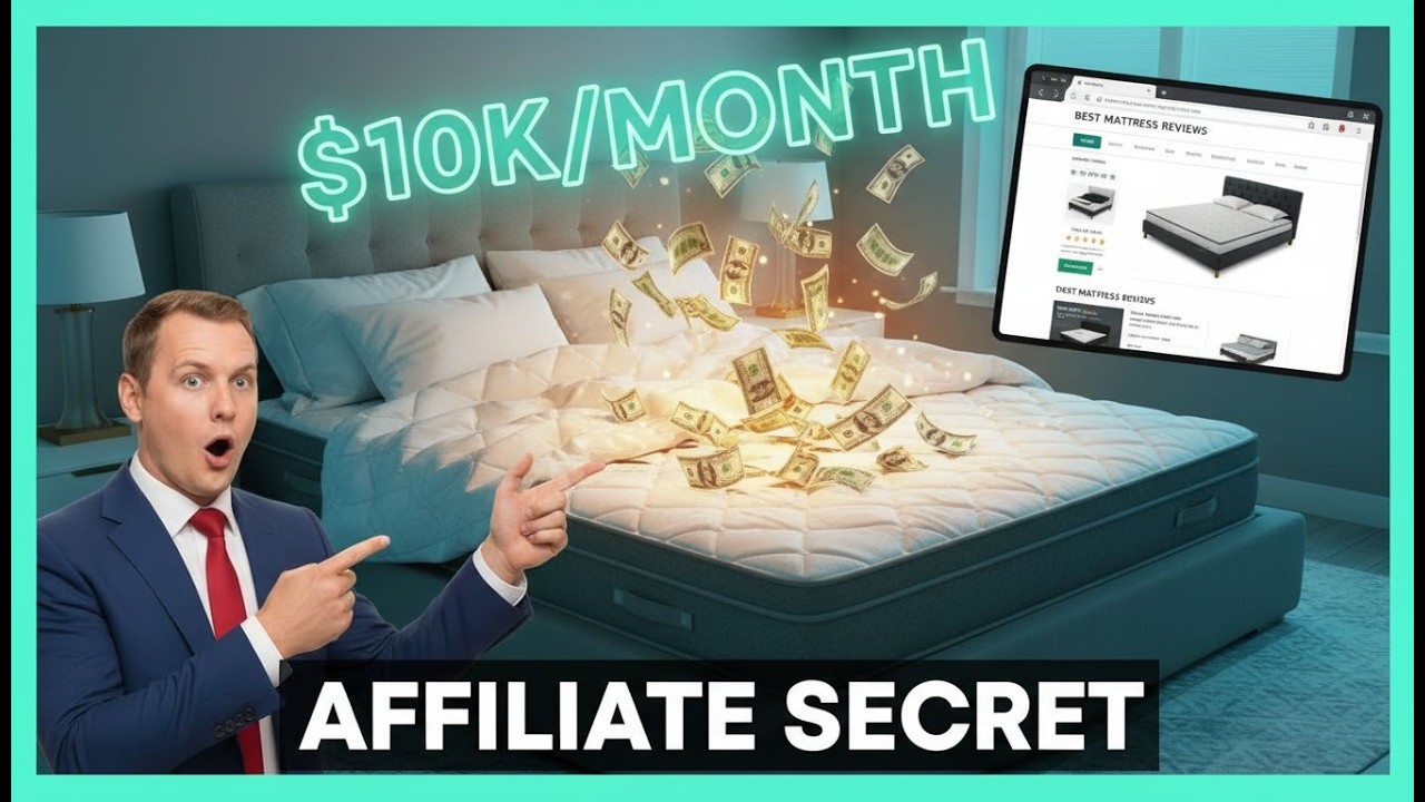 Как сайт по продаже матрасов зарабатывает 10 000 долларов в месяц с помощью партнерского маркетинга!