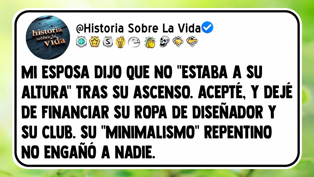 Mi esposa dijo que no 