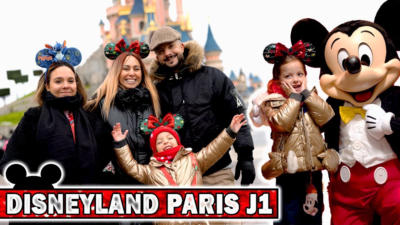 NOËL À DISNEYLAND PARIS - Vlog en famille JOUR 1