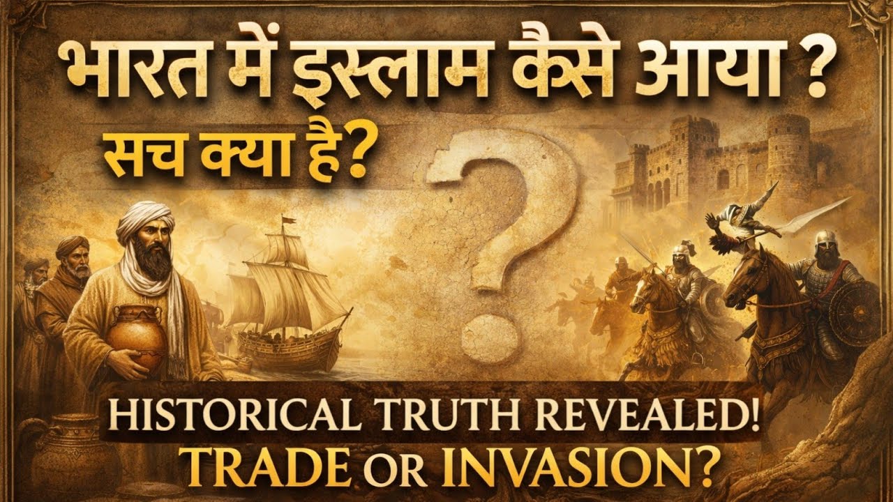 भारत में मुसलमान कब और कैसे आए ? | How did Islam come to India? | TheKrishnaSharmaShow 