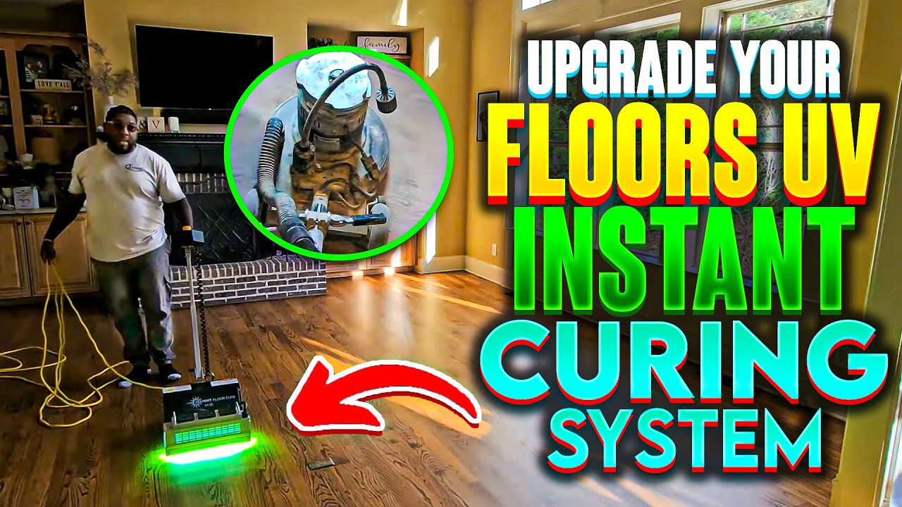 New client wanted The NEW UV Instant Curing system for their Hardwood Floors