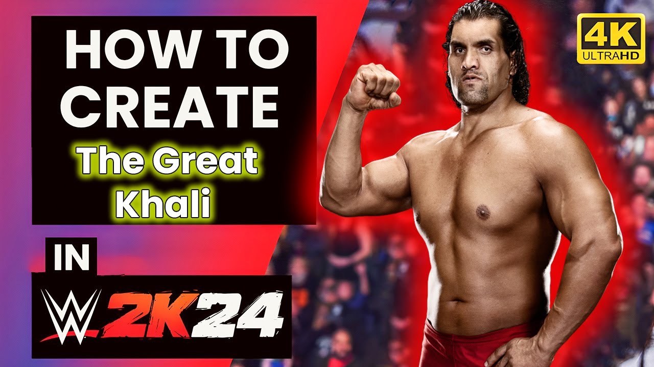How To Make The Great Khali in WWE 2K24 | MS Gamzz