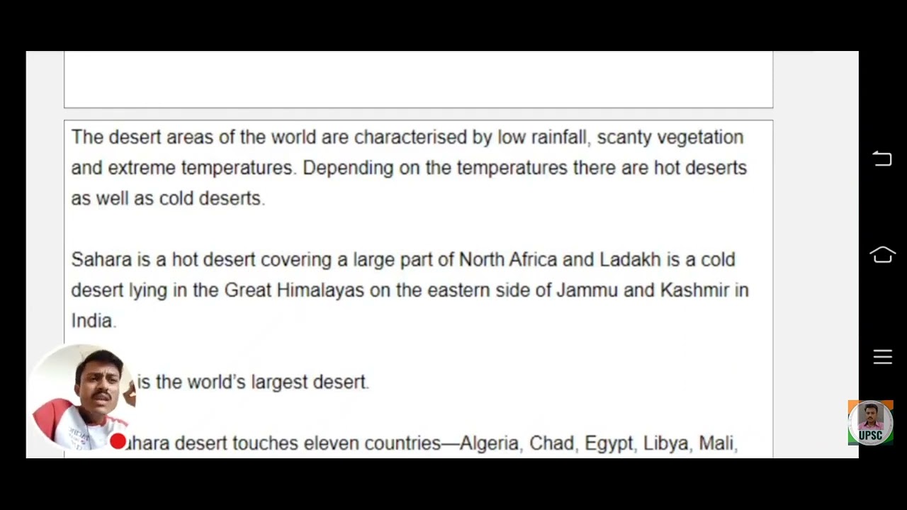 SAHARA desert.