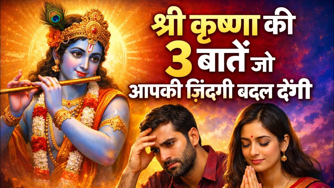 🔴 श्री कृष्ण की 3 बातें जो आपकी ज़िंदगी बदल देंगी |#motivational kahani 2026,#kathax 