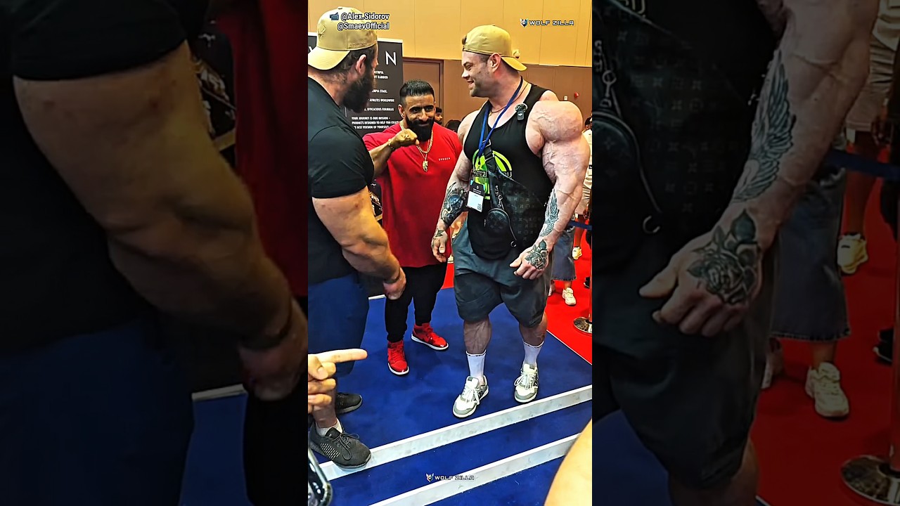 GIANT Brothers 😱 HADI Looks Small #cbum #hadi #samson #ronnie #gym #motivation #shorts