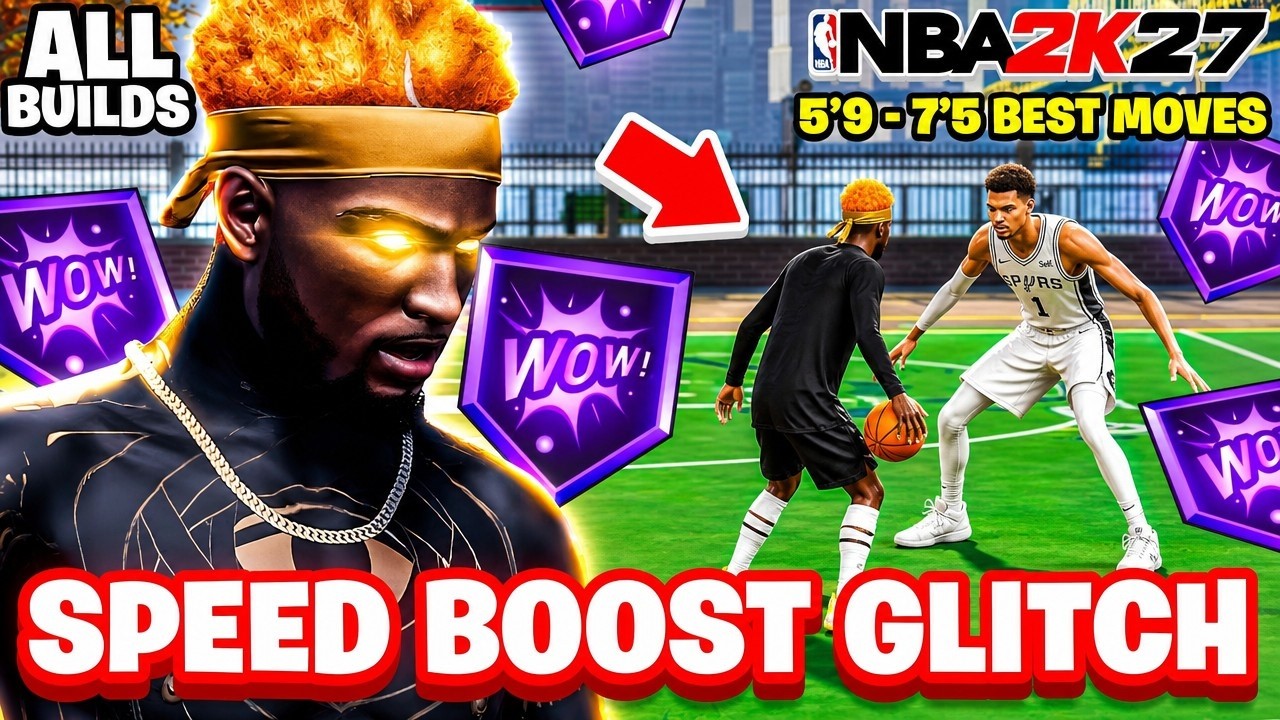 NBA2K27 HOW to SPEED BOOST GLITCH on ALL BUILDS! *new* fastest best dribble moves for all heights