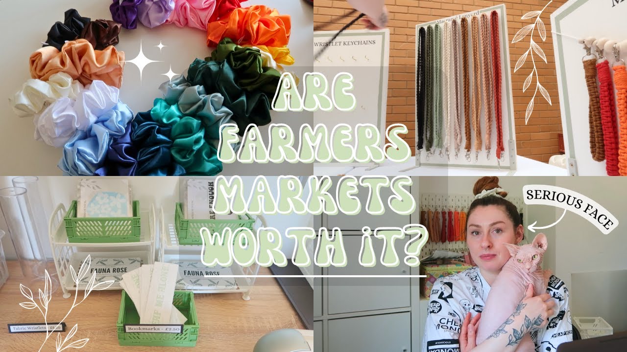STUDIO VLOG #24 ☆ Monthly Farmers Market Prep! | Fauna Rose ☆