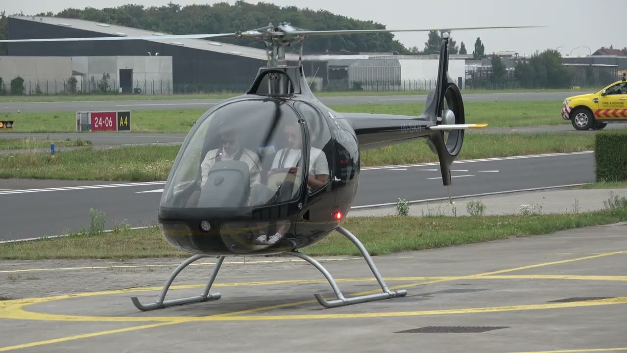 GUIMBEL CABRI G2 OO-SKH TORAN HELICOPTERS DEPARTING WEVELGEM AIRPORT/EBKT BELGIUM 16-8-2025