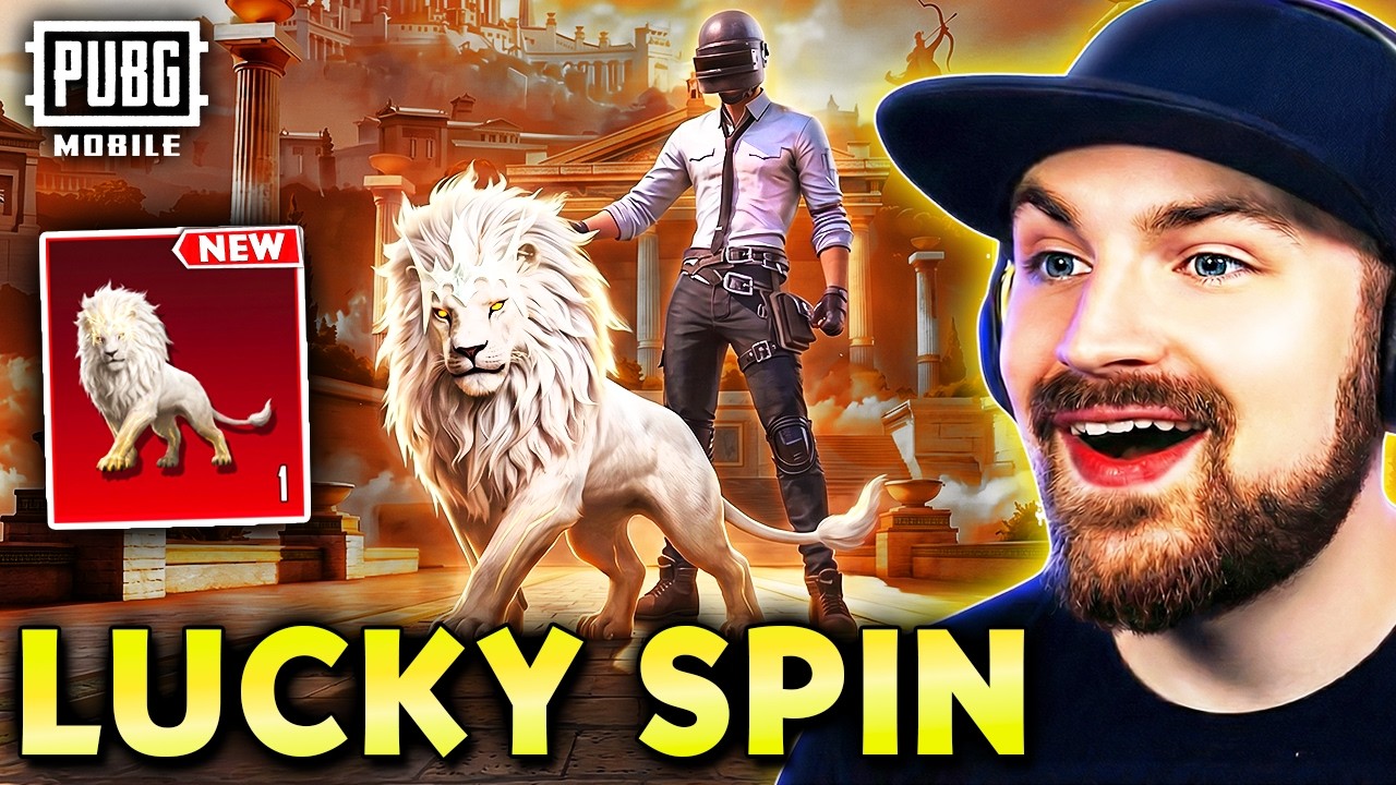 Новый счастливый спин Lion Hola Buddy в PUBG MOBILE! 🦁