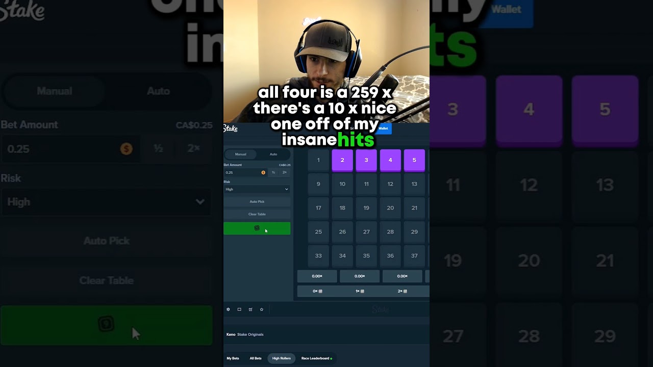 GOING FOR 259X ON KENO!! 😱🤑