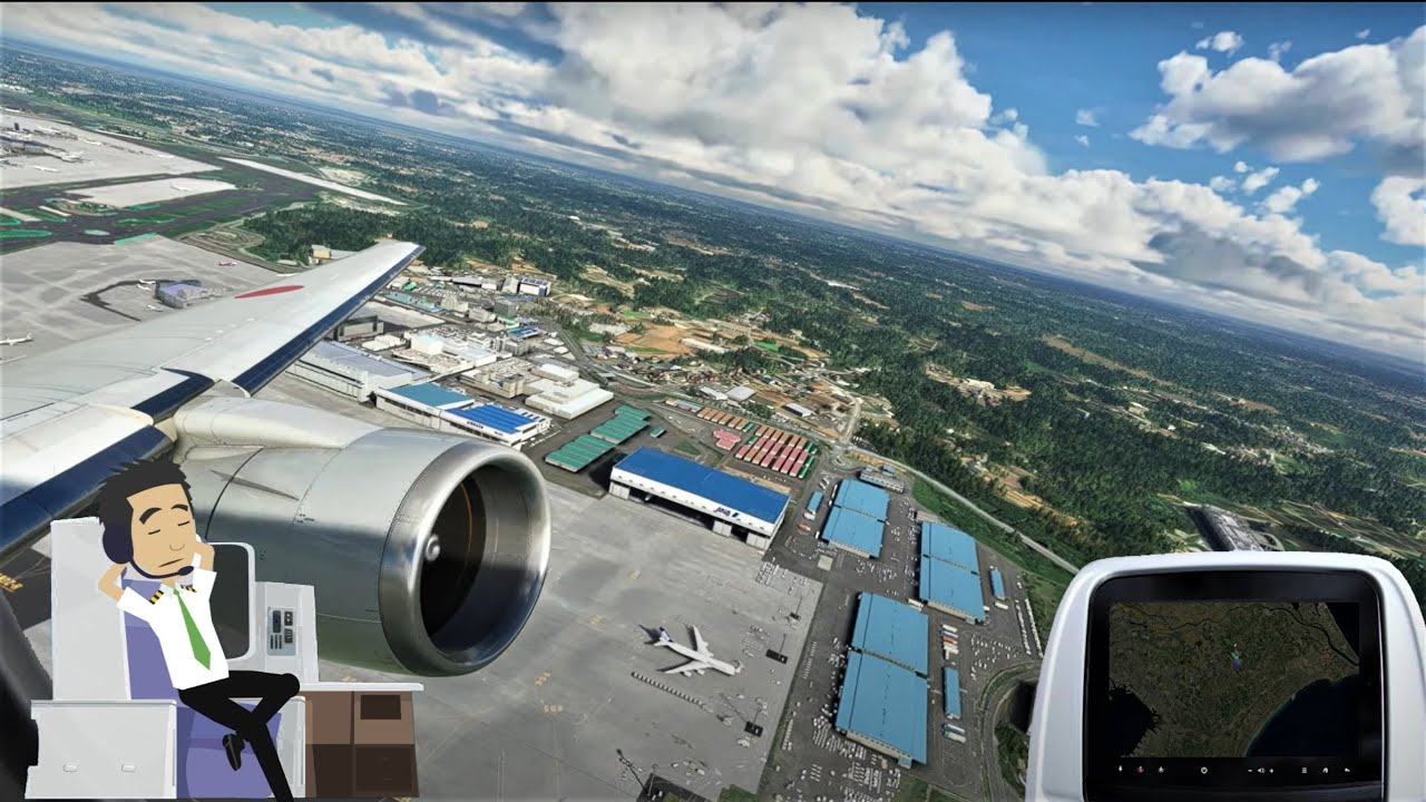 【White noise】Sleep, Study or Focus Full Flight Experience  Engine Sound and Cabin Sounds【MSFS2020】