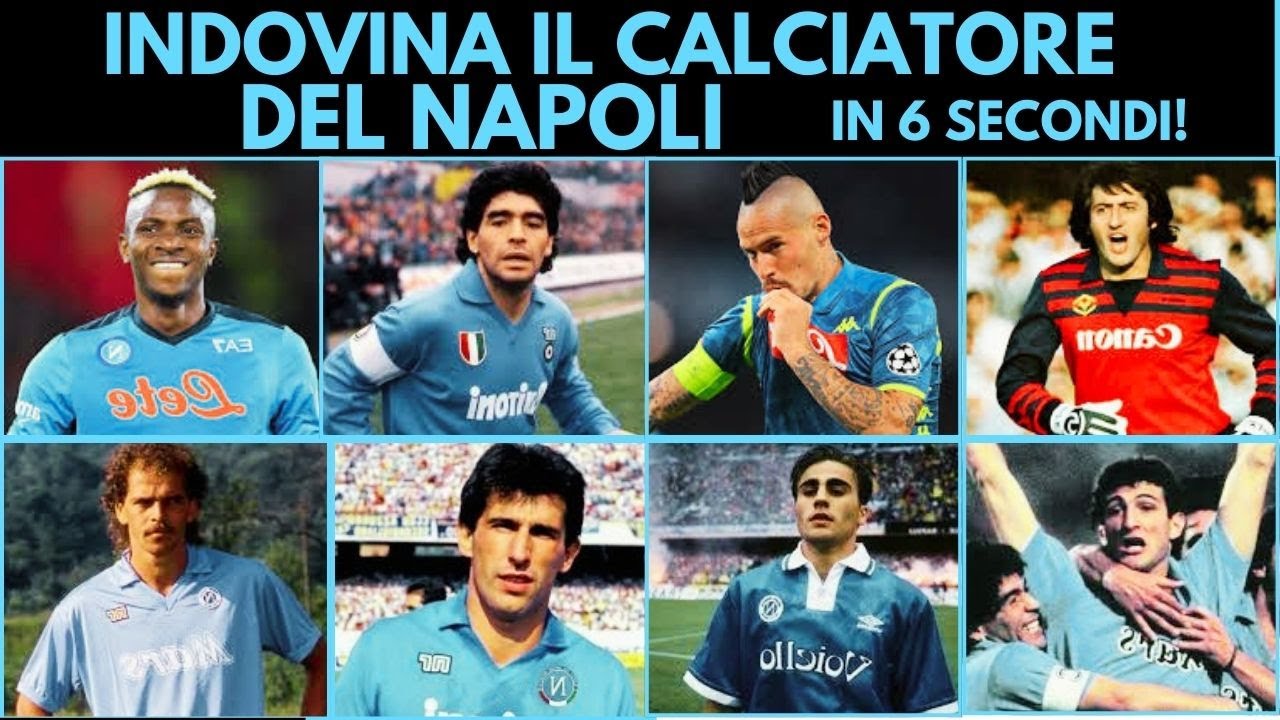 Indovina IL CALCIATORE del NAPOLI IN 6 SECONDI + TOP 11 | QUIZ CALCIO