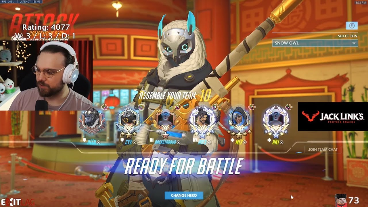 Ml7 + Cyx + Jay3! Ana Gameplay Overwatch Season 31 Top 500