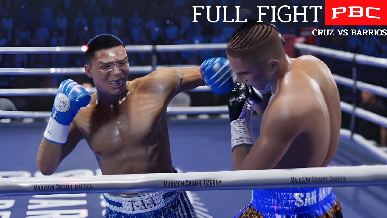 Cruz vs Barrios FULL FIGHT: Nov 11, 2025 | PBC PPV on Prime Video | Undisputed Gameplay