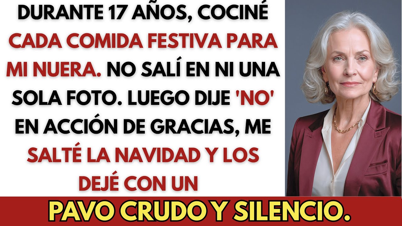 Mi Nuera Me Trató Como la Chef de las Fiestas—Hasta que Me Salté la Navidad