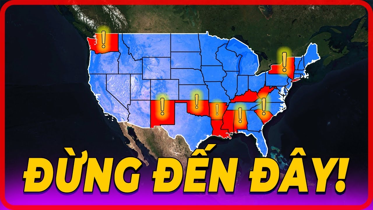 Top 10 Tiểu Bang tệ nhất nước MỸ| Vì sao không ai muốn sống ở đây? #top10 #america #toite