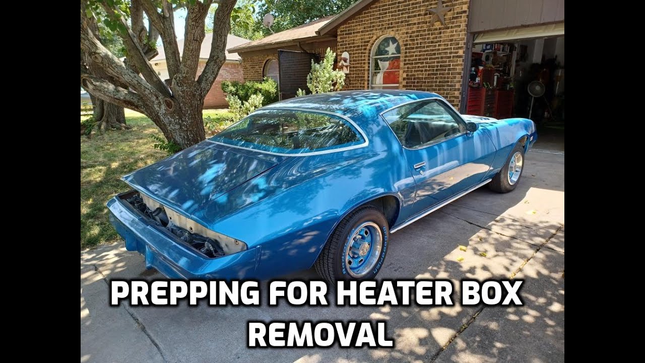 Overview of 2nd Gen Camaro heater box removal