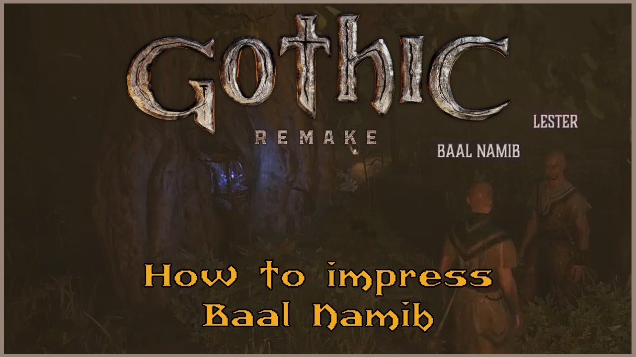 Gothic 1 Remake: Как впечатлить Баала Намиба и заставить его заговорить (Вступление в Болотный ла...